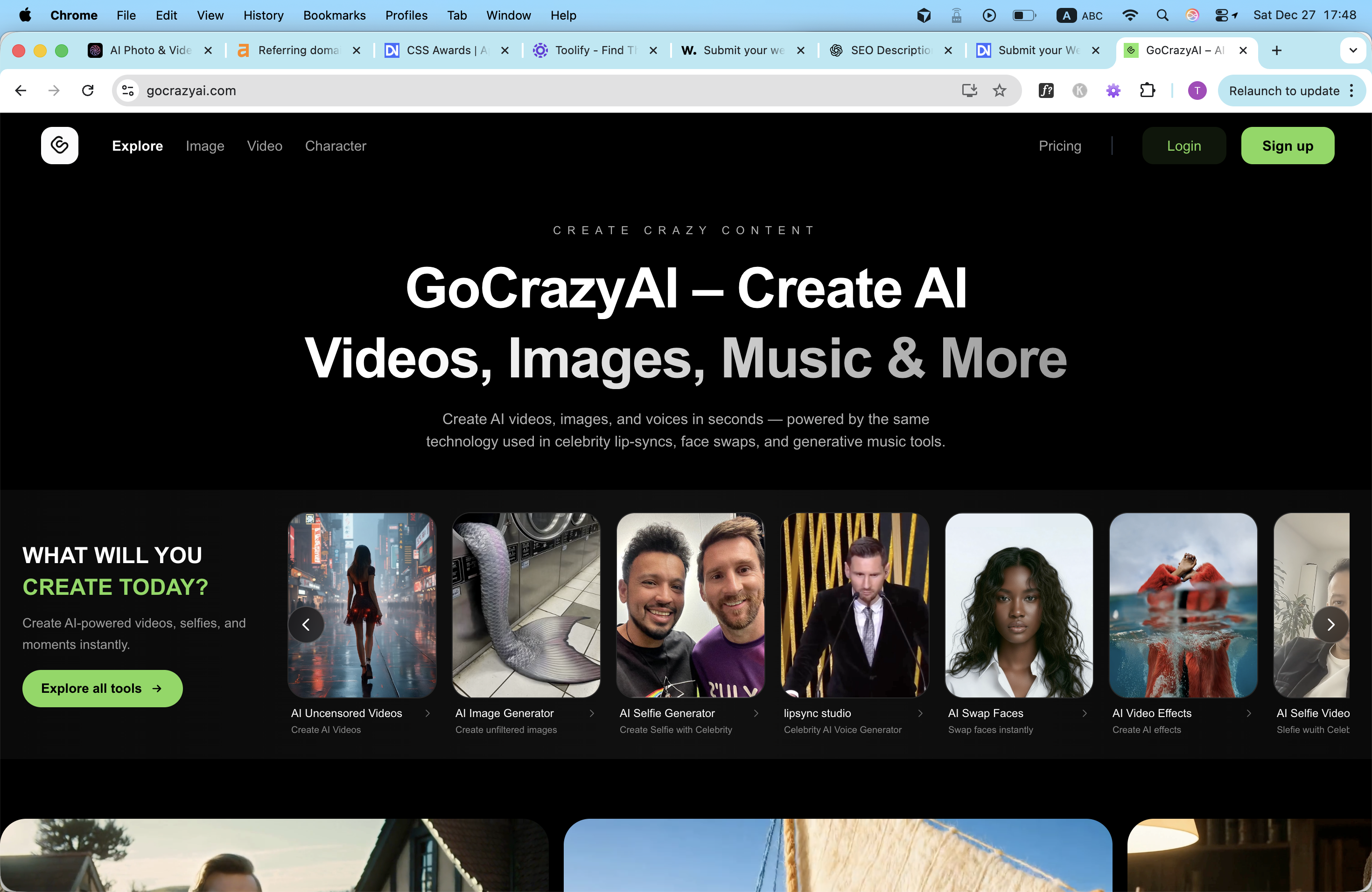 GoCrazyAi Screenshot
