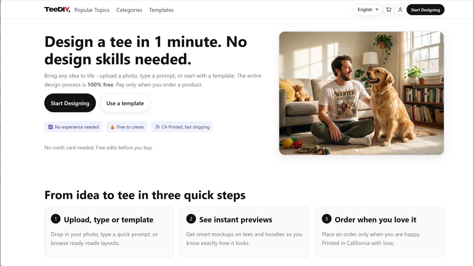 TeeDIY Screenshot