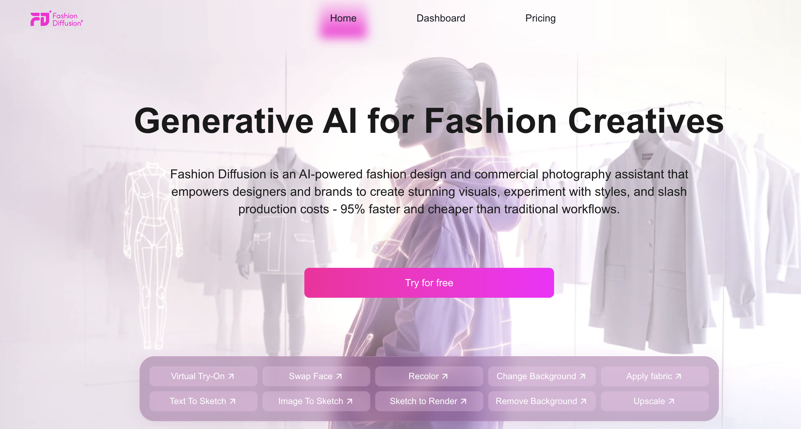 Fashion Diffusion AI Screenshot