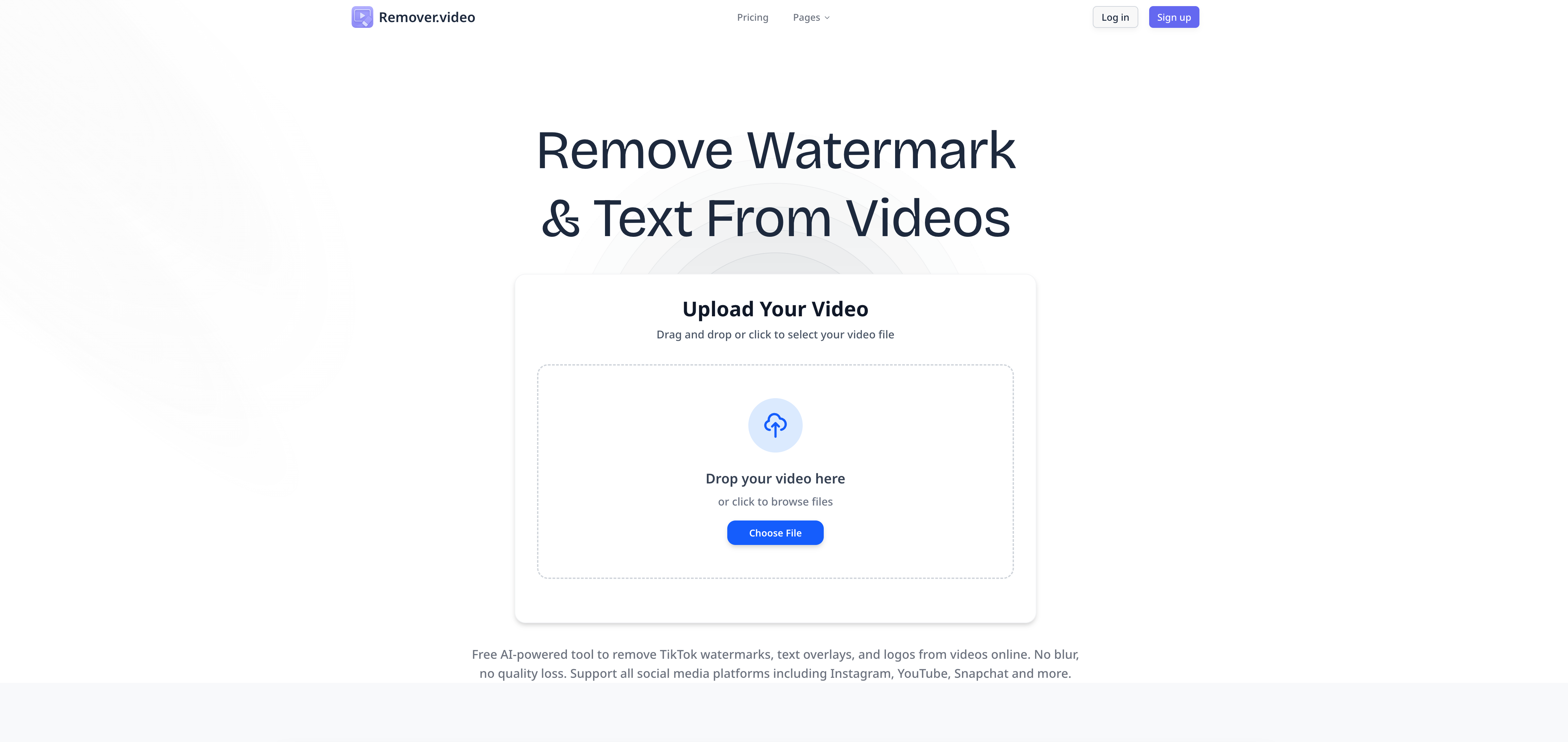 Remover.video Screenshot