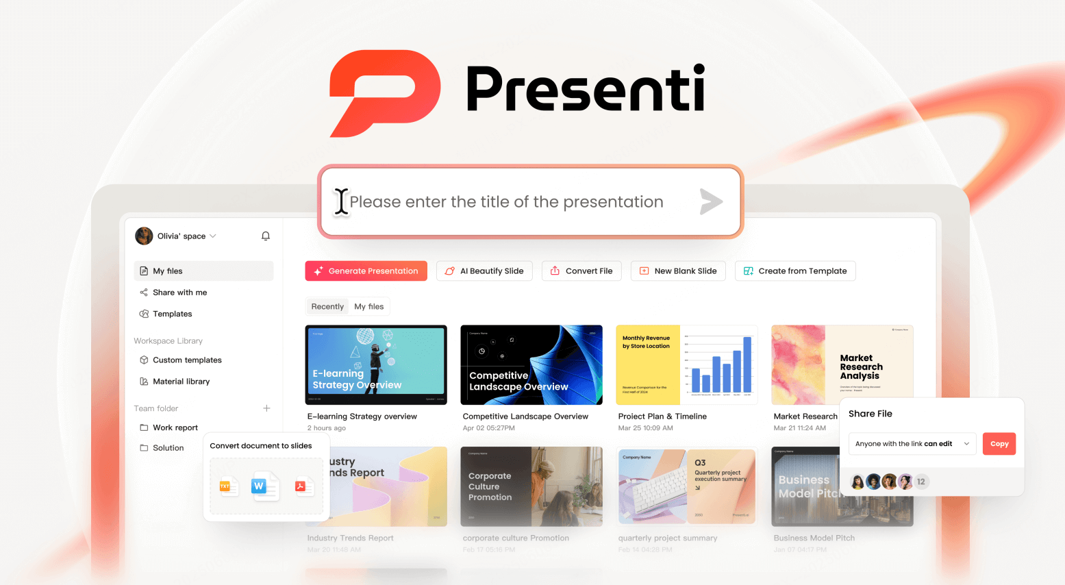 Presenti Screenshot