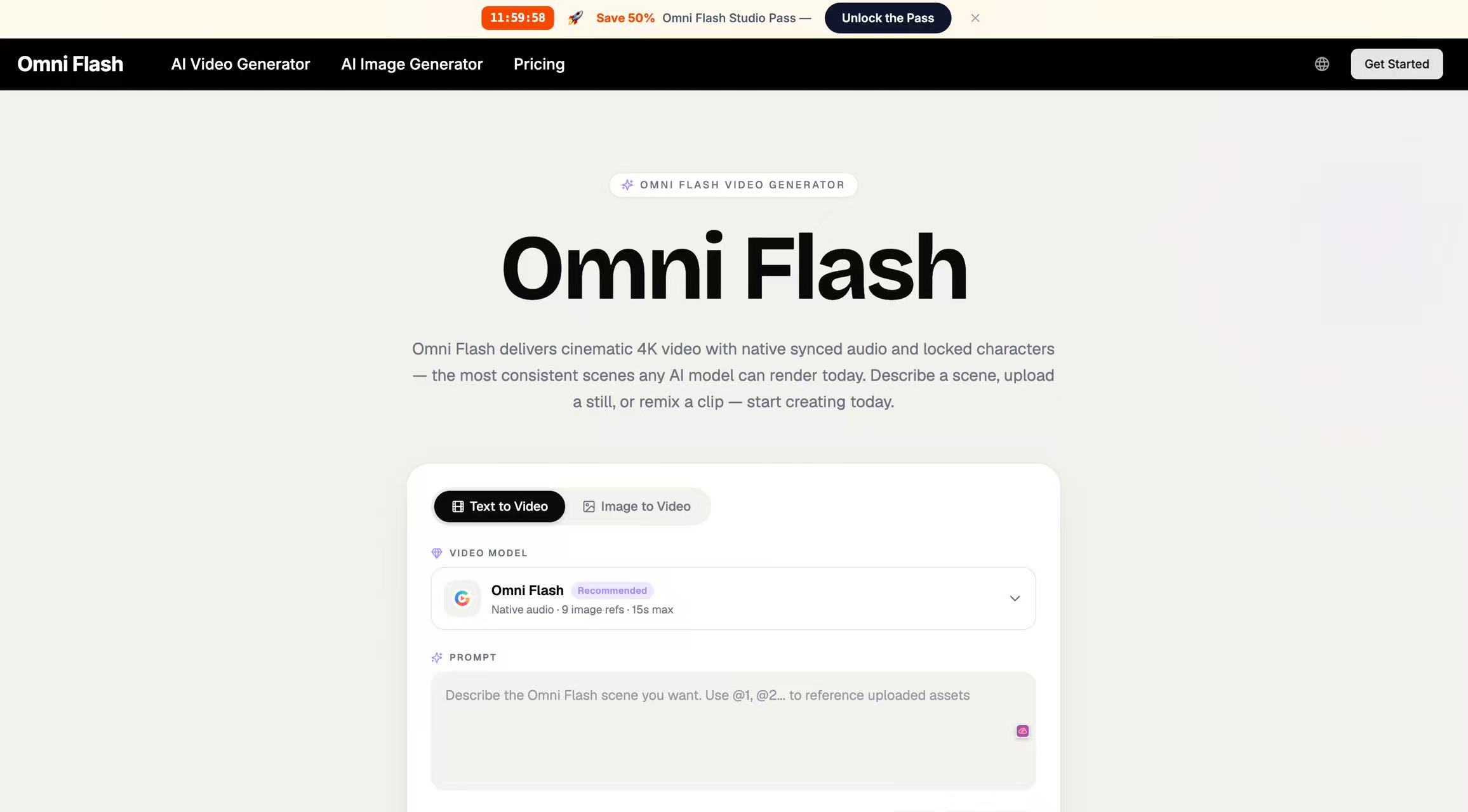 Omni Flash Screenshot