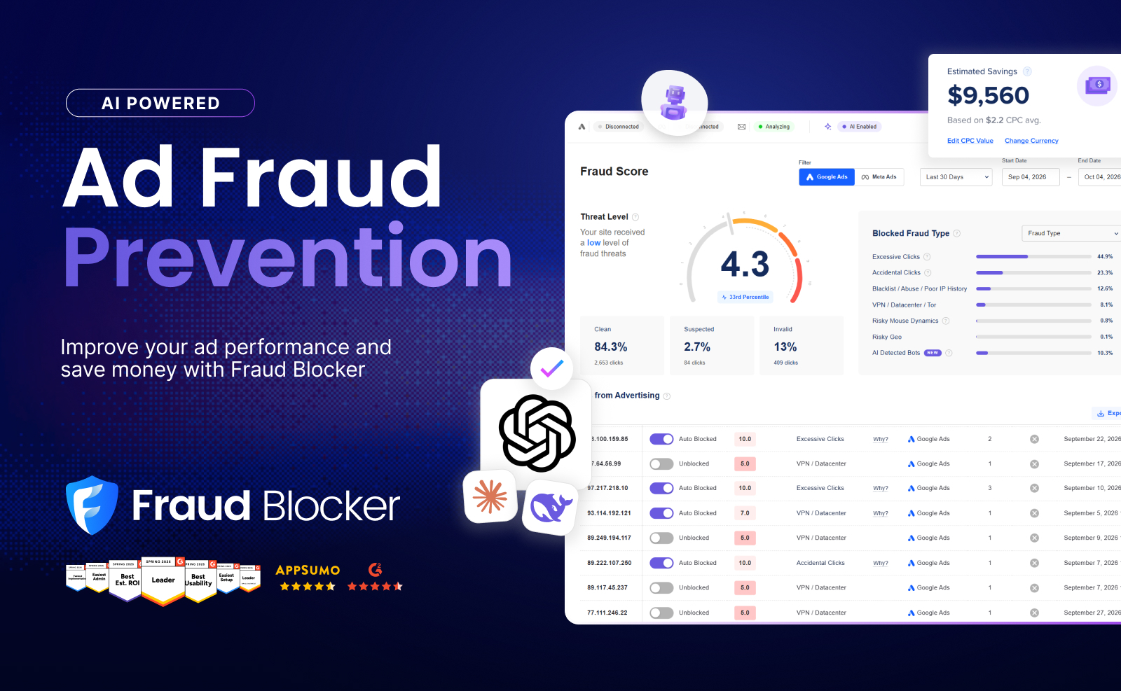 Fraud Blocker Screenshot
